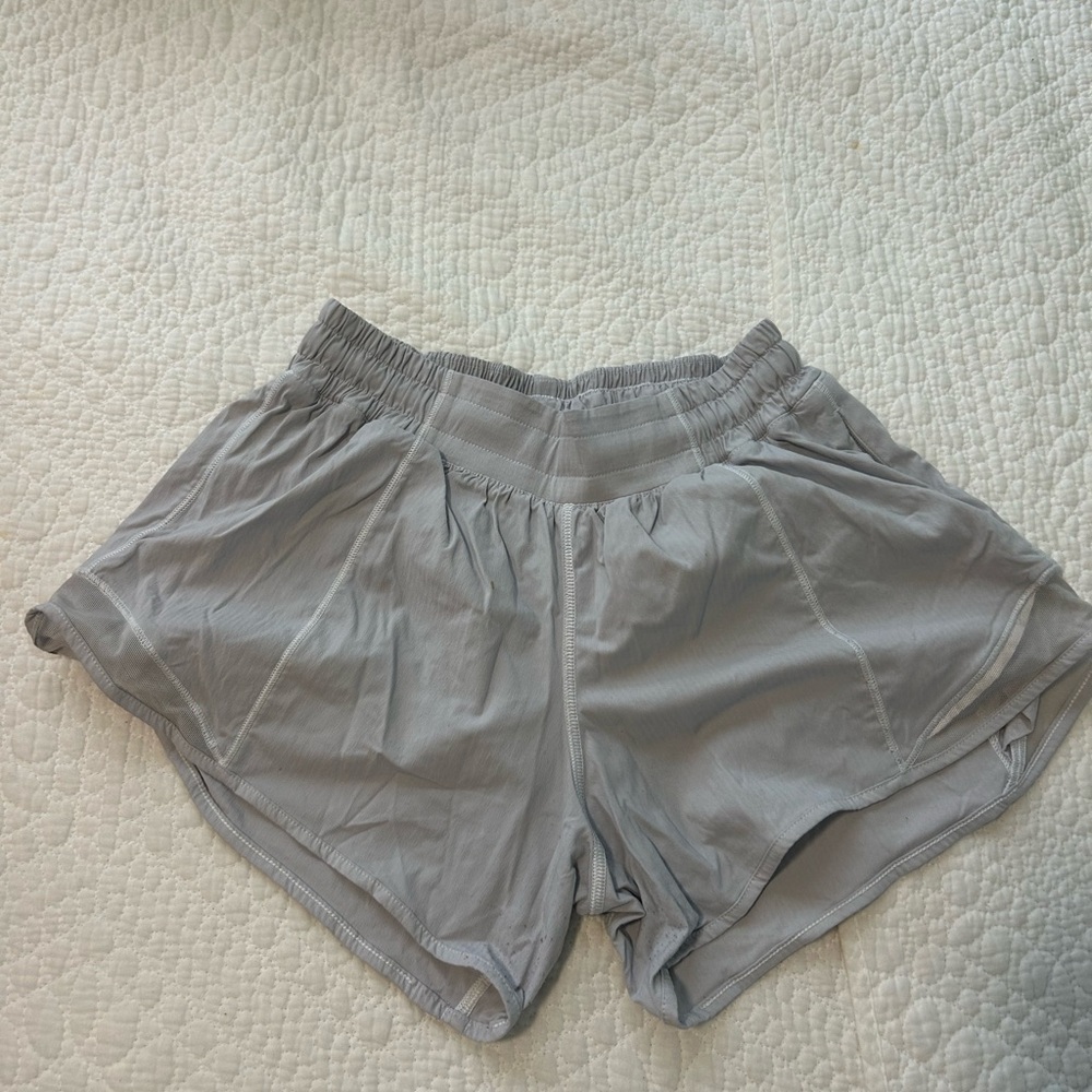 lululemon athletica Light Gray Athletic Shorts